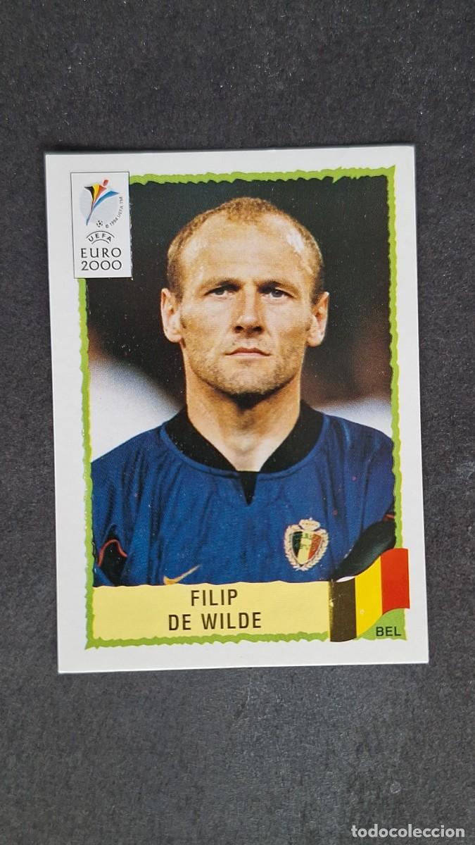 Cromos de F&uacute;tbol: L1 FILIP DE WILDE SELECCION BELGICA 117 PANINI EUROCOPA 2000 NUNCA PEGADO SIN PEGAR