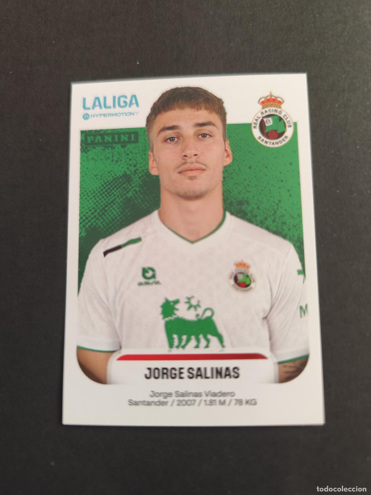 Cromos de F&uacute;tbol: 334 A JORGE SALINAS RACING SANTANDER SEGUNDA 2&ordf; DIVISI&Oacute;N LIGA HYPERMOTION 2025 2026 25 26 PEDIDO M&Iacute;N