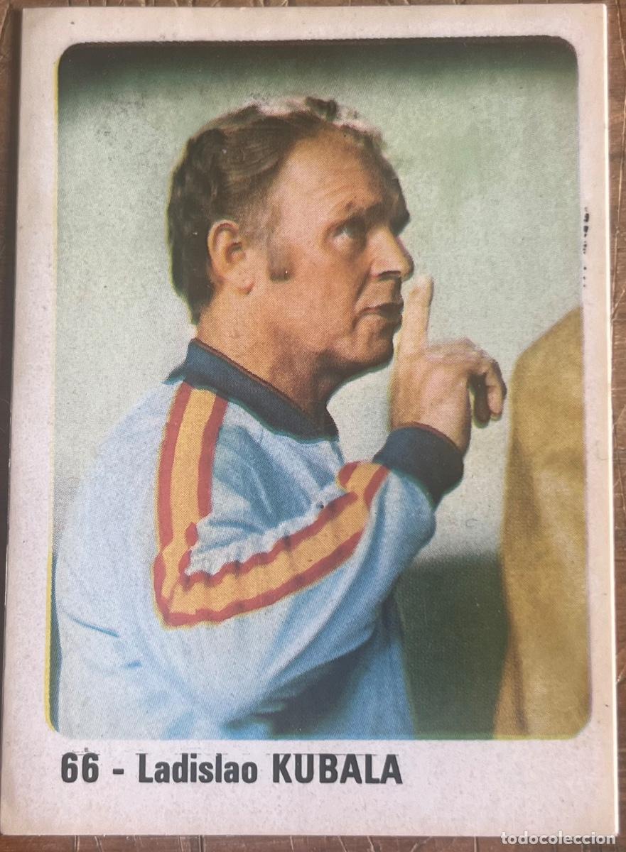 Cromos de F&uacute;tbol: LADISLAO KUBALA SELECCIONADOR DE ESPA&Ntilde;A CROMO CROM NUNCA PEGADO.