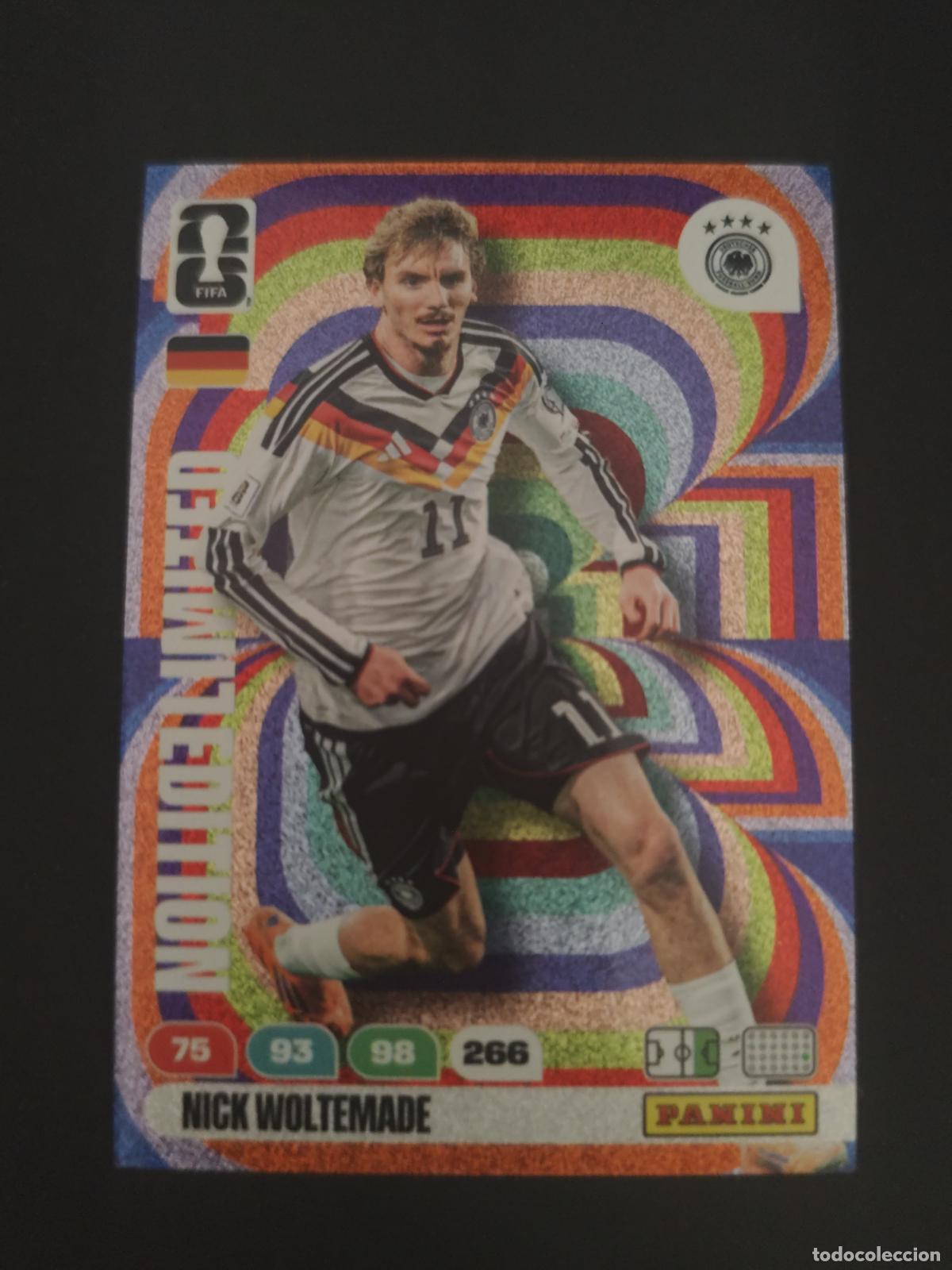 Cromos de F&uacute;tbol: NICK WOLTEMADE ALEMANIA EDICI&Oacute;N LIMITADA ADRENALYN MUNDIAL FIFA WORLD CUP 2026 PANINI