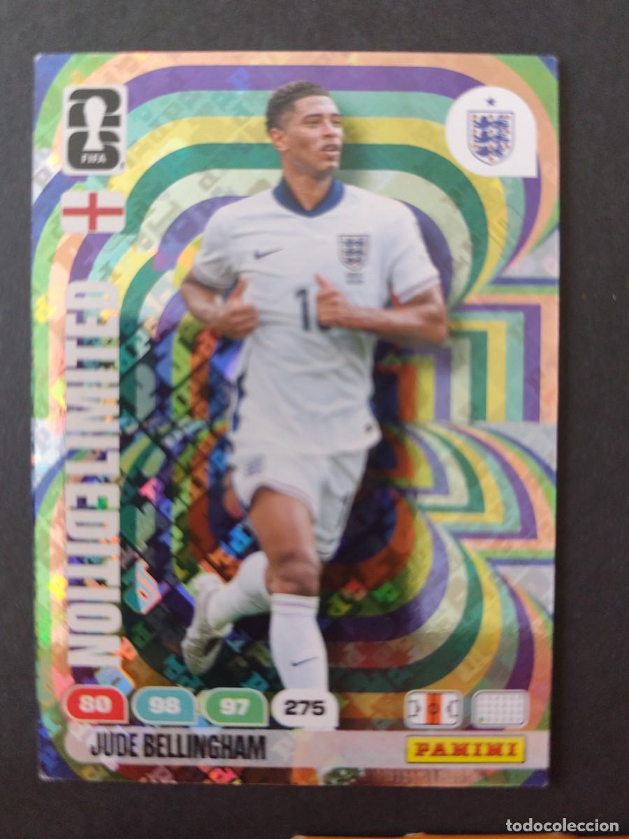 Cromos de F&uacute;tbol: JUDE BELLINGHAM EDICI&Oacute;N LIMITADA INGLATERRA ENGLAND ADRENALYN MUNDIAL FIFA WORLD CUP 2026 PANINI