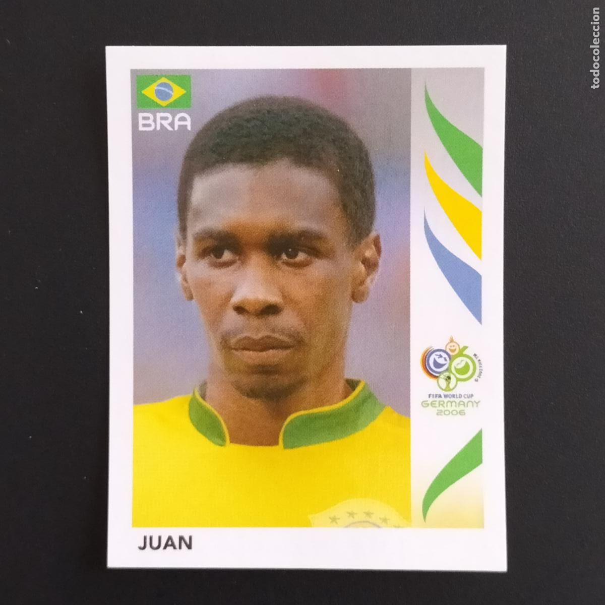 Cromos de F&uacute;tbol: 383 JUAN BRASIL CROMOS ALBUM FIFA WORLD CUP GERMANY 2006 MUNDIAL ALEMANIA PANINI
