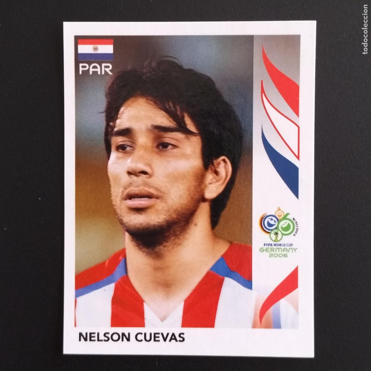 Cromos de F&uacute;tbol: 128 NELSON CUEVAS PARAGUAY CROMOS ALBUM FIFA WORLD CUP GERMANY 2006 MUNDIAL ALEMANIA PANINI