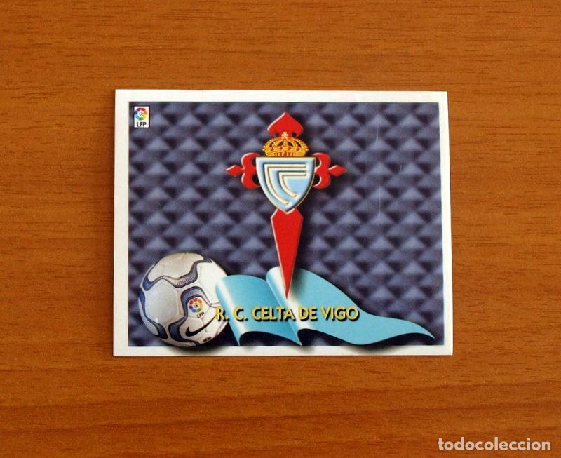 Cromos de F&uacute;tbol: Celta de Vigo - Escudo - Ediciones Este Liga 2000-2001, 00-01 - Nunca Pegado