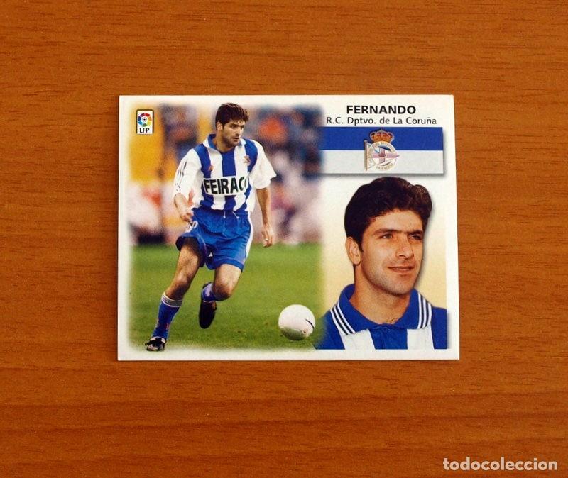 Cromos de F&uacute;tbol: Deportivo de La Coru&ntilde;a - Fernando - COLOCA - Ediciones Este Liga 1999-2000, 99-00 - Nunca Pegado