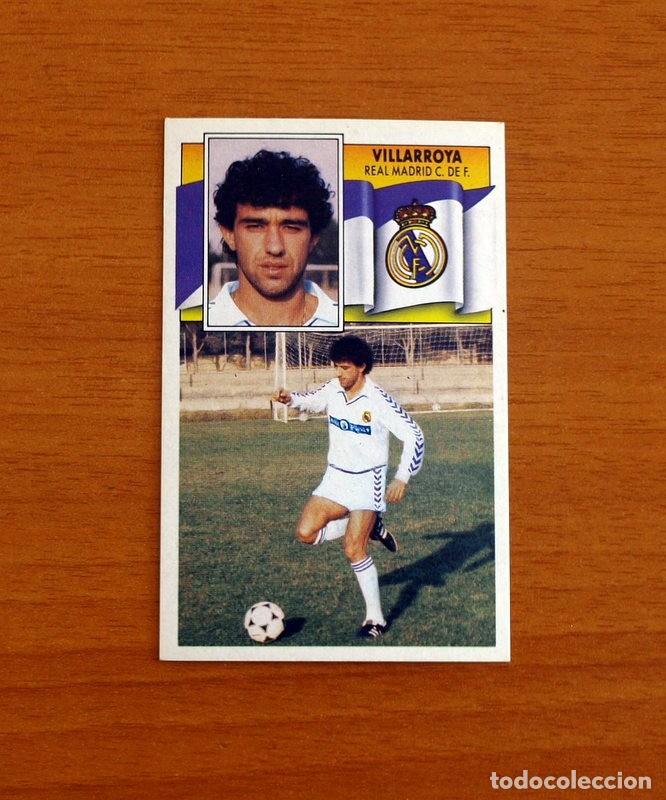 Cromos de F&uacute;tbol: Real Madrid - Villarroya - Fichaje n&ordm; 5 - Ediciones Este Liga 1990-1991, 90-91 - Nunca pegado