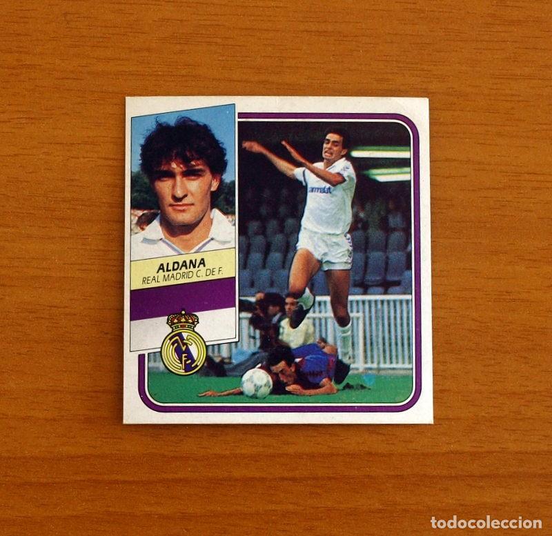 Cromos de F&uacute;tbol: Real Madrid - Aldana - Ediciones Este Liga 1989-1990, 89-90