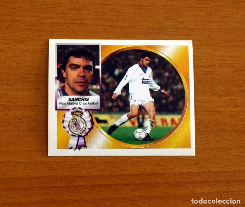 Cromos de F&uacute;tbol: Real Madrid - Sanchis - Ediciones Este Liga 1994-1995, 94-95 - Nunca Pegado