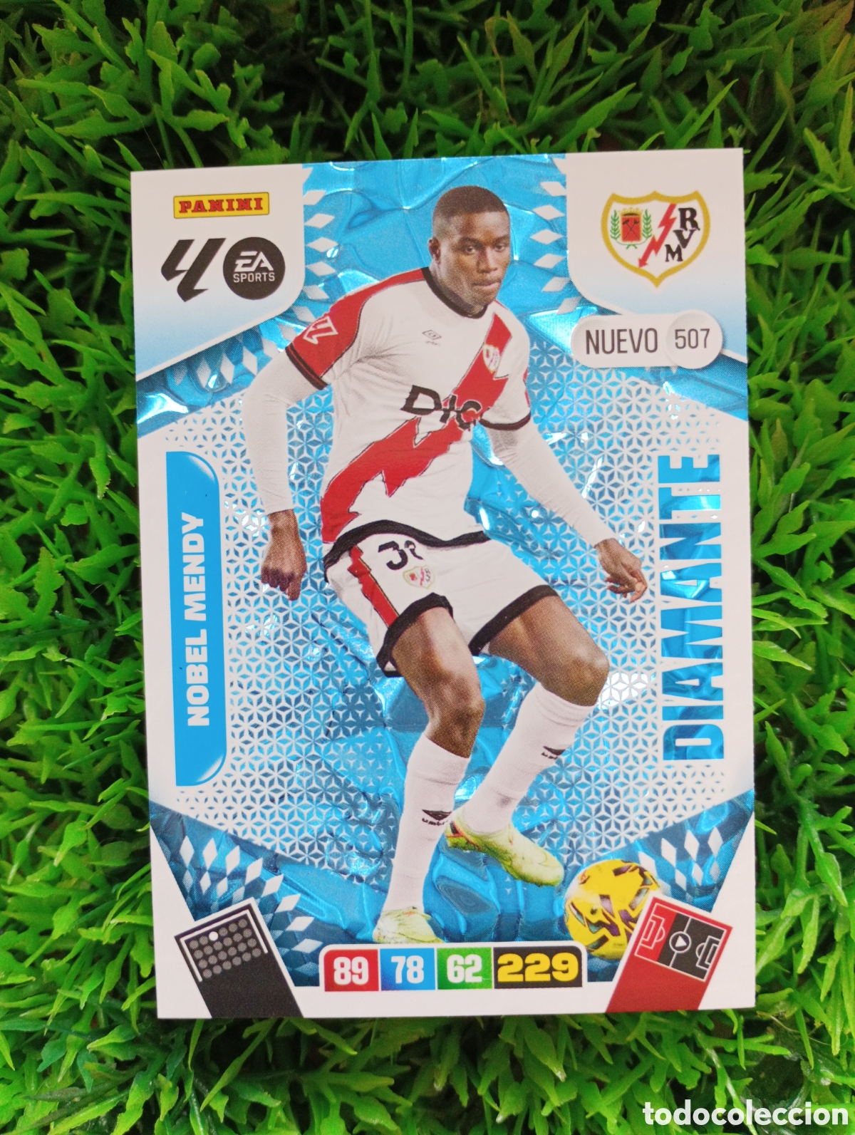 Cromos de F&uacute;tbol: Nobel Mendy Rayo Vallecano DIAMANTE Adrenalyn 25-26 # 507