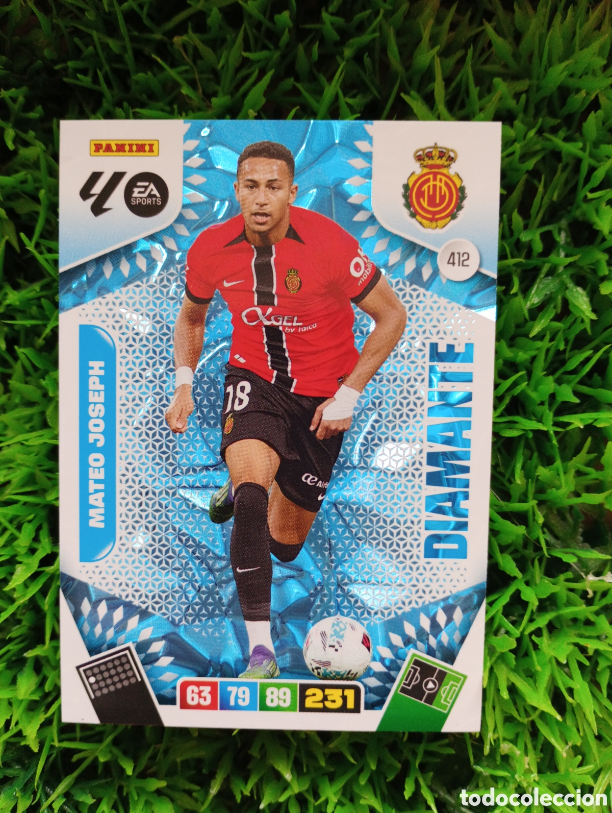 Cromos de F&uacute;tbol: Mateo Joseph Mallorca DIAMANTE Adrenalyn 25-26 # 412