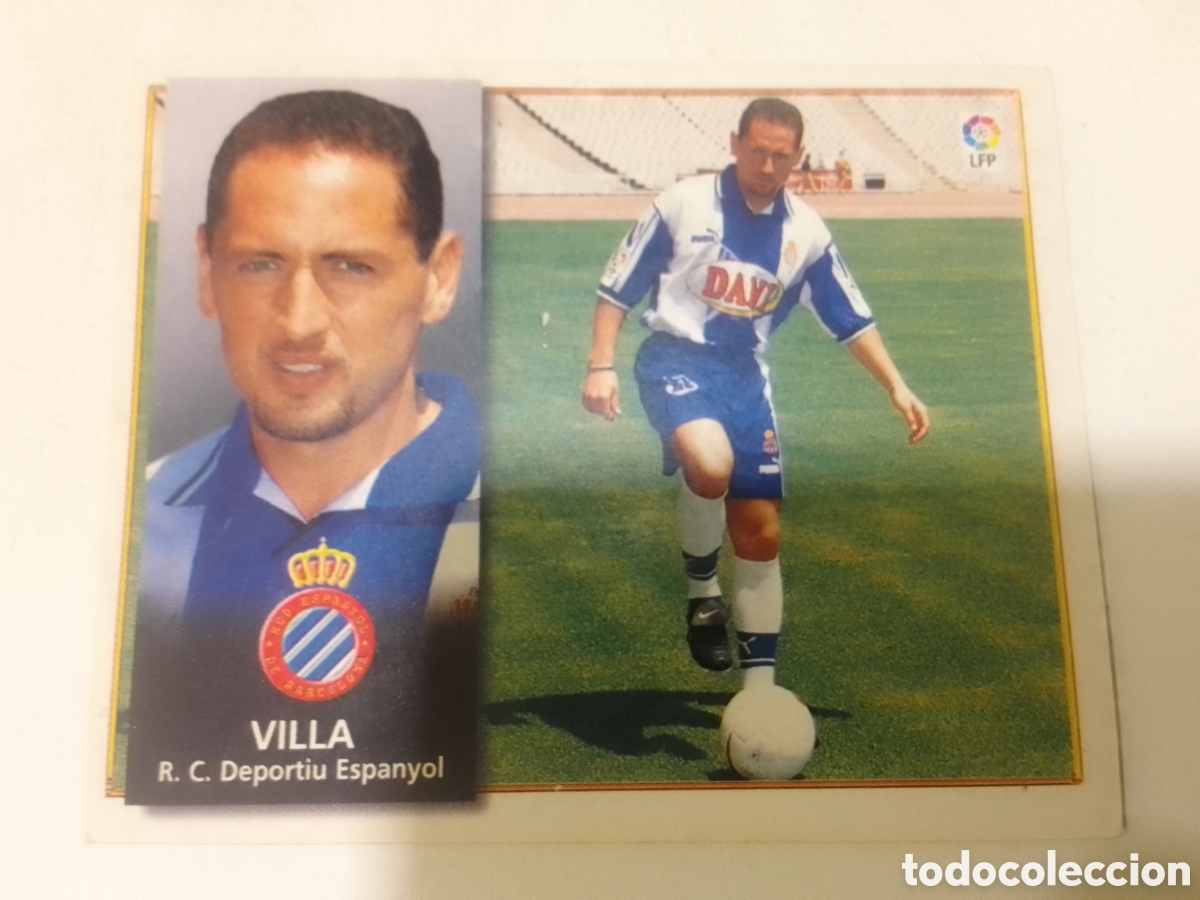 Cromos de F&uacute;tbol: Colecciones Este 98-99 Villa &bull; Espanyol.