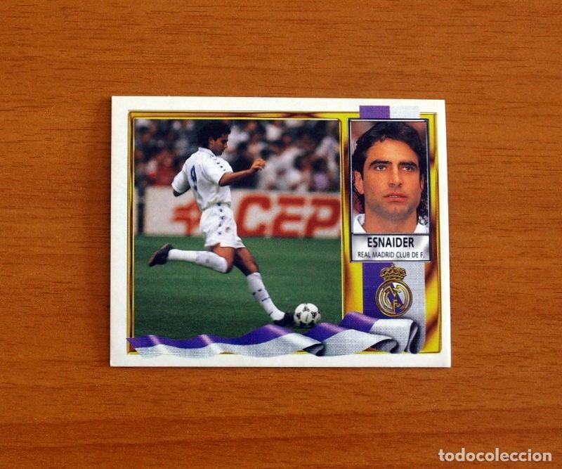 Cromos de F&uacute;tbol: Real Madrid - Esnaider - Fichaje n&ordm; 8 - Ediciones Este Liga 1995-1996, 95-96 - Nunca pegado