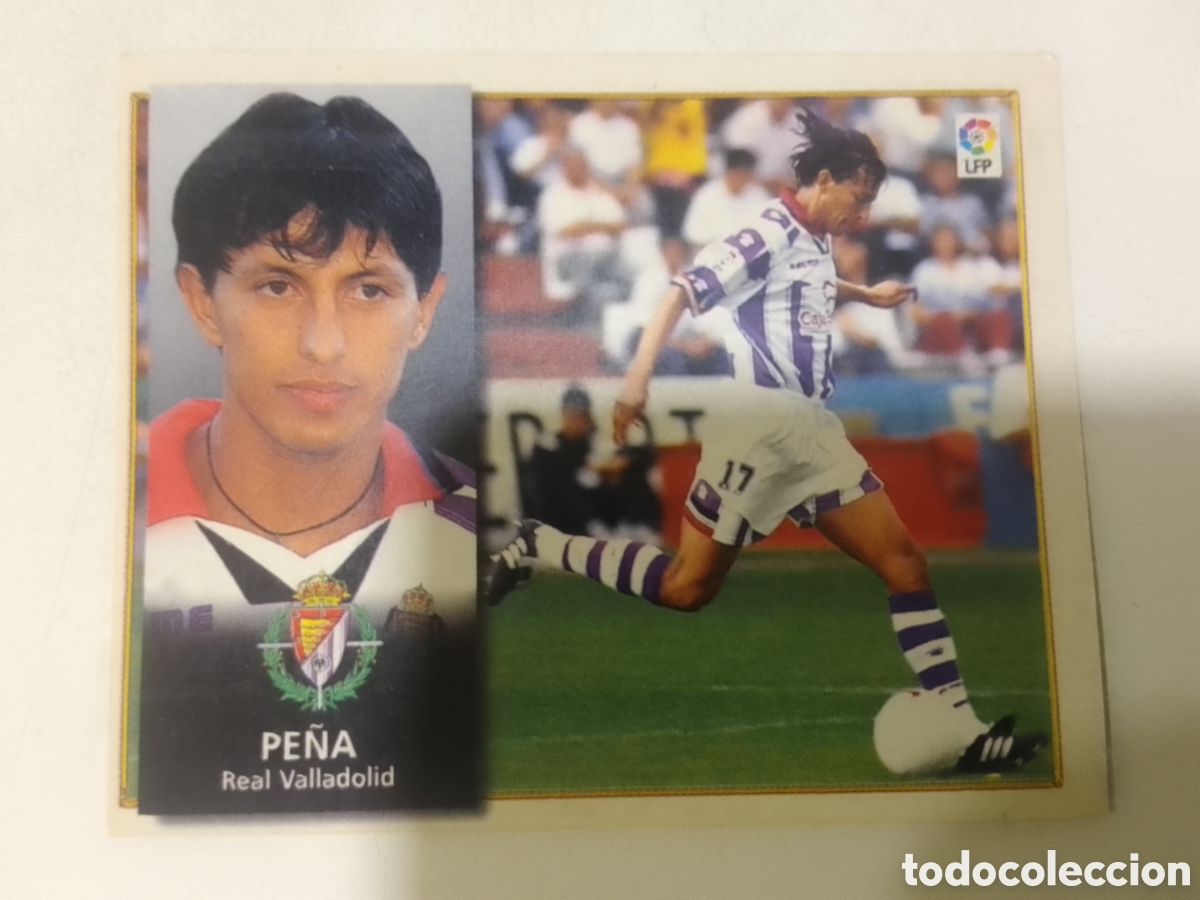 Cromos de F&uacute;tbol: Colecciones Este 98-99 Pe&ntilde;a &bull; Valladolid.