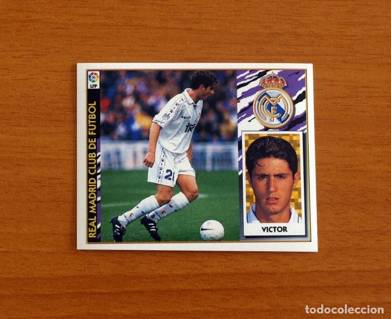 Cromos de F&uacute;tbol: Real Madrid - V&iacute;ctor - Ediciones Este Liga 1997-1998, 97-98 - Nunca pegado
