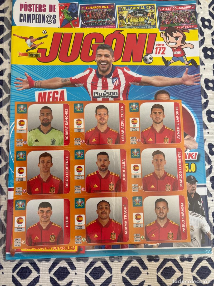 Figurine di Calcio: Cv9. REVISTA JUG&Oacute;N ACTUALIZACI&Oacute;N EURO 2020 ESPA&Ntilde;A N 172
