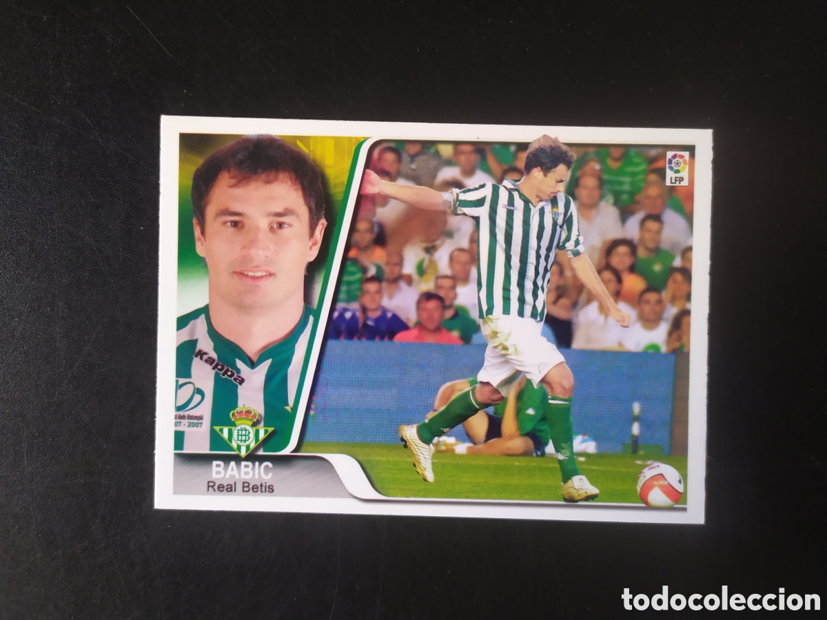 Cromos de Futebol: Mundicromo ediciones estadio 2007 2008 07 08 Babic n&deg; 284 Real Betis
