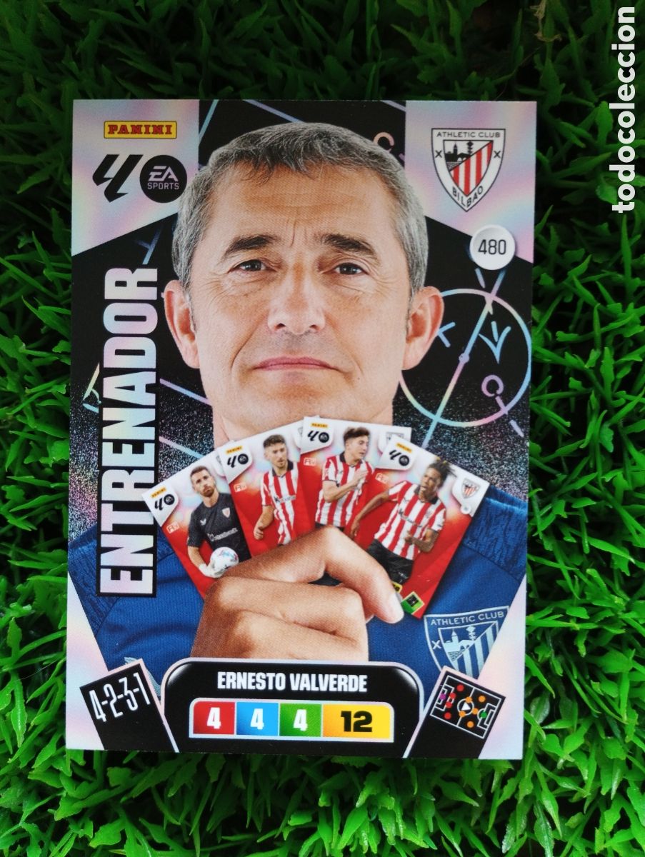 Cromos de F&uacute;tbol: Valverde Athletic Bilbao ENTRENADOR Adrenalyn 25-26 # 480