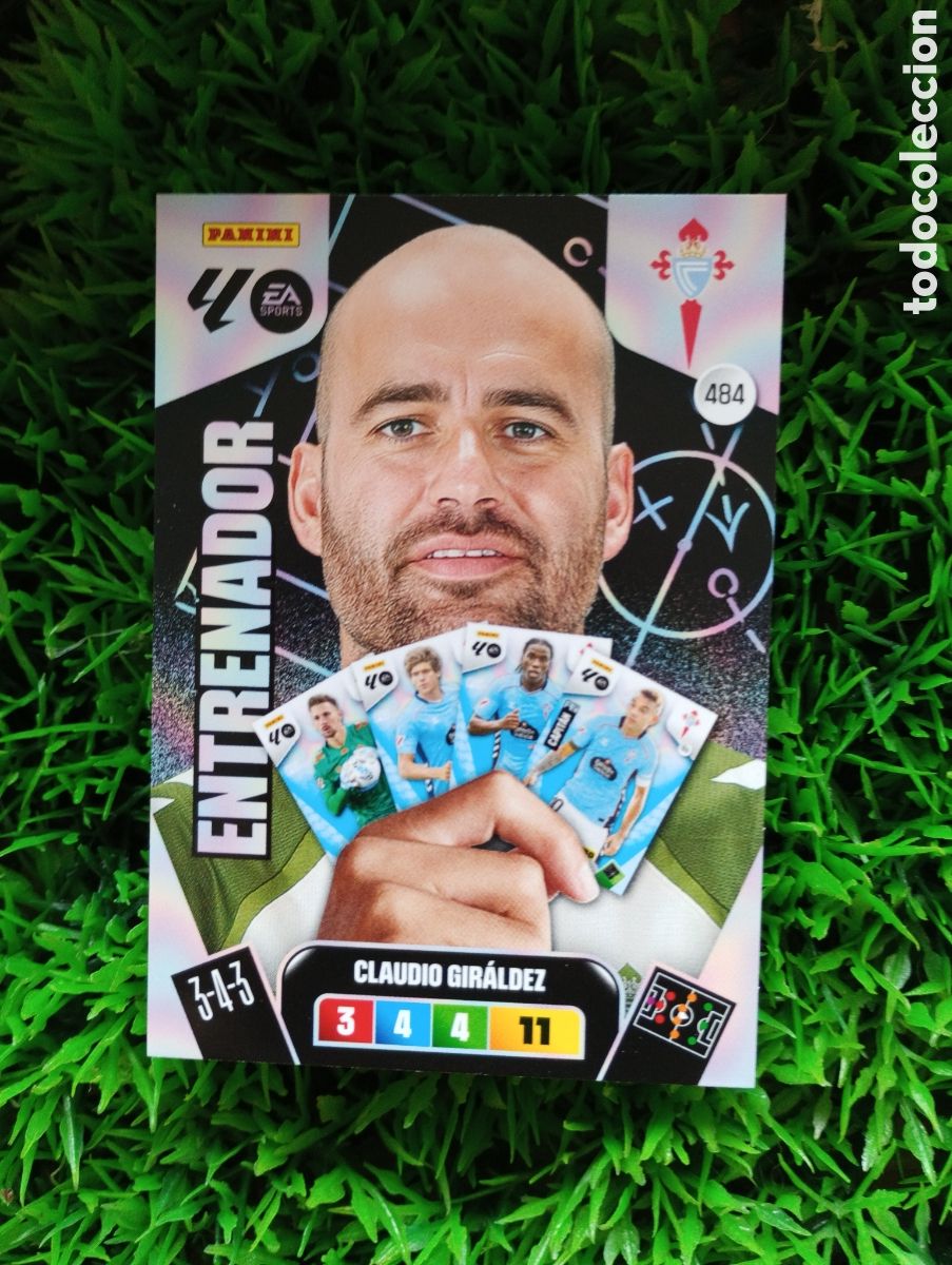 Cromos de F&uacute;tbol: Giraldez Celta De Vigo ENTRENADOR Adrenalyn 25-26 # 484