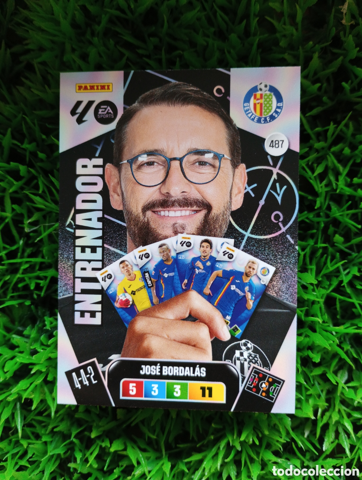 Cromos de F&uacute;tbol: Bordalas Getafe ENTRENADOR Adrenalyn 25-26 # 487