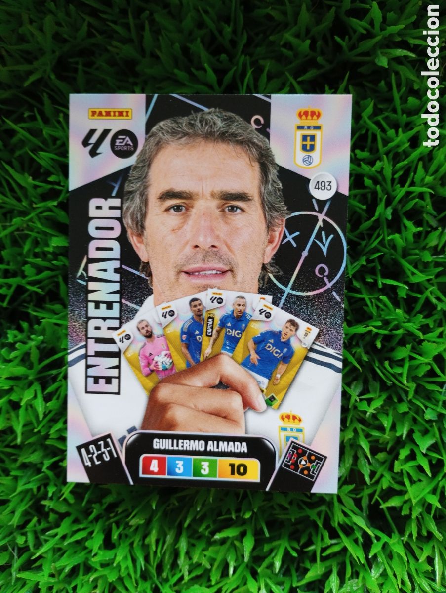 Cromos de F&uacute;tbol: Almada Oviedo ENTRENADOR Adrenalyn 25-26 # 493