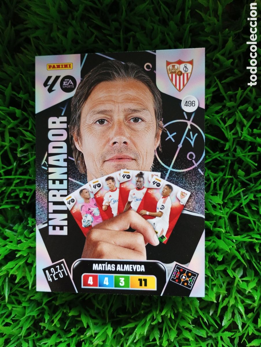 Cromos de F&uacute;tbol: Almeyda Sevilla ENTRENADOR Adrenalyn 25-26 # 496