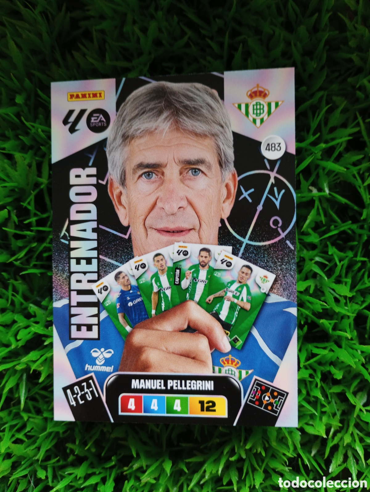 Cromos de F&uacute;tbol: Pellegrini Betis ENTRENADOR Adrenalyn 25-26 # 483