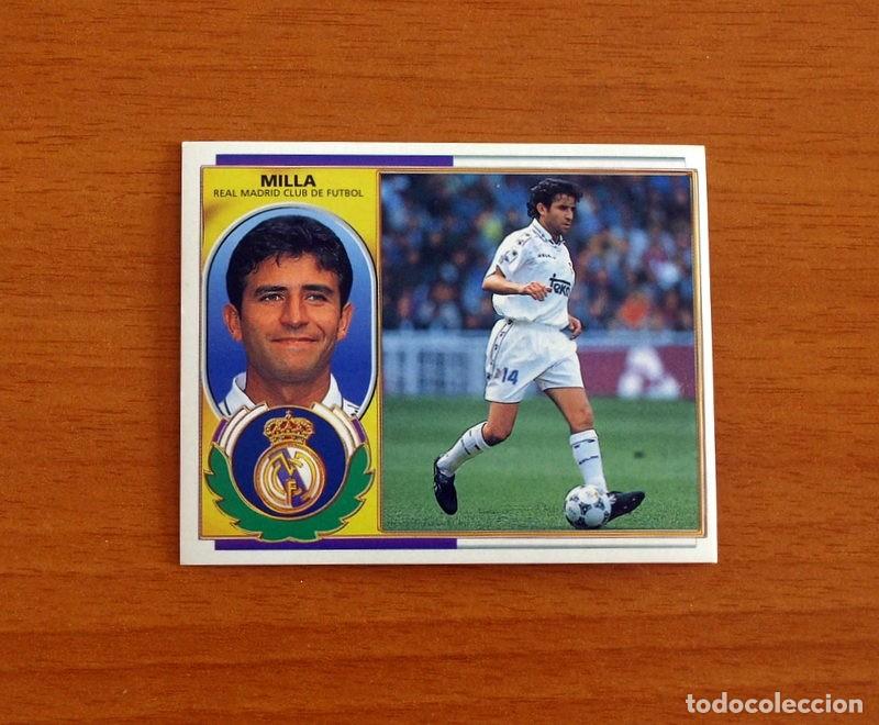 Cromos de F&uacute;tbol: Real Madrid - Milla - Ediciones Este Liga 1996-1997, 96-97 - Nunca Pegado