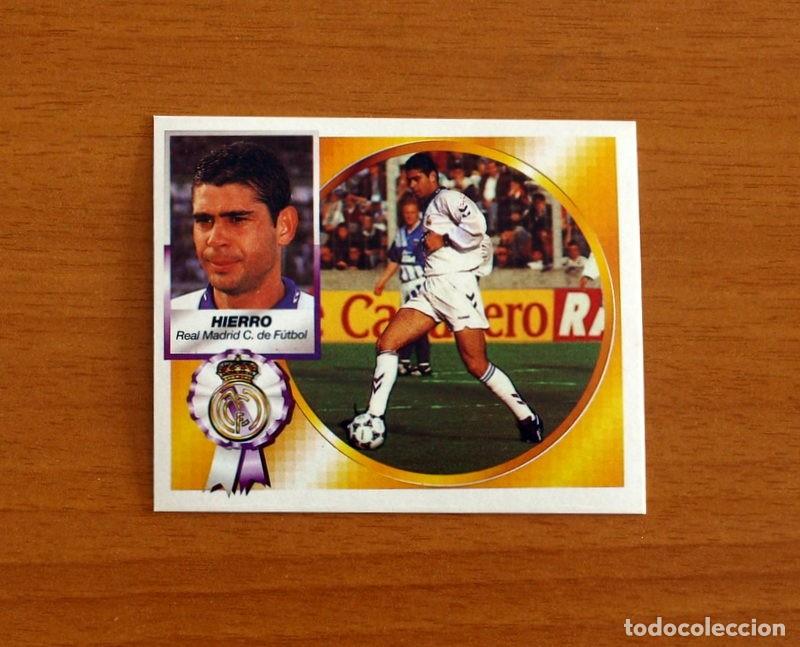 Cromos de F&uacute;tbol: Real Madrid - Hierro - Ediciones Este Liga 1994-1995, 94-95 - Nunca Pegado