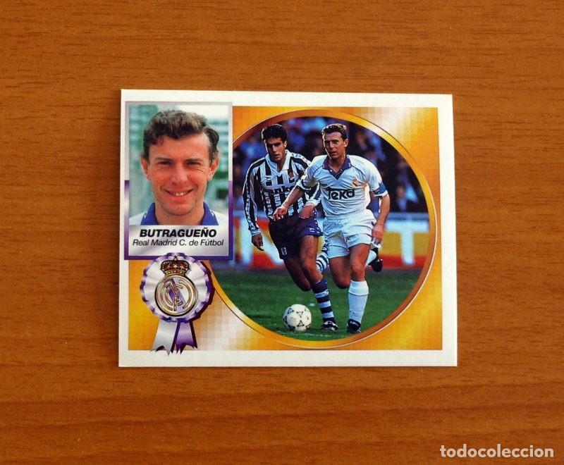 Cromos de F&uacute;tbol: Real Madrid - Butrague&ntilde;o - Ediciones Este Liga 1994-1995, 94-95 - Nunca Pegado