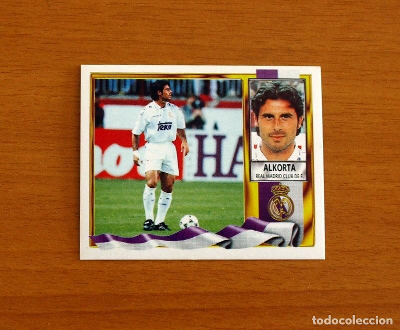 Cromos de F&uacute;tbol: Real Madrid - Alkorta - Ediciones Este Liga 1995-1996, 95-96 - Nunca pegado