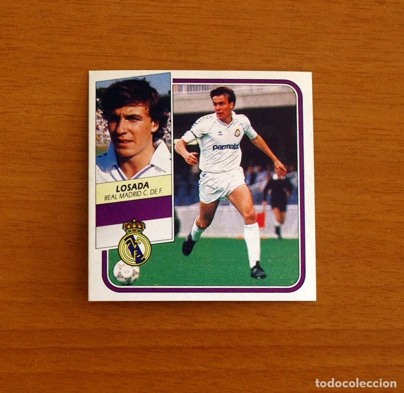 Cromos de F&uacute;tbol: Real Madrid - Losada - Ediciones Este Liga 1989-1990, 89-90 - Cromo Nunca pegado