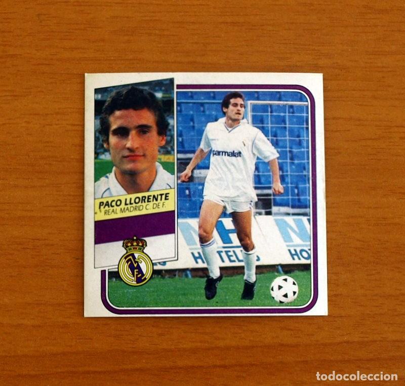 Cromos de F&uacute;tbol: Real Madrid - Paco Llorente - Ediciones Este Liga 1989-1990, 89-90 - Cromo Nunca Pegado