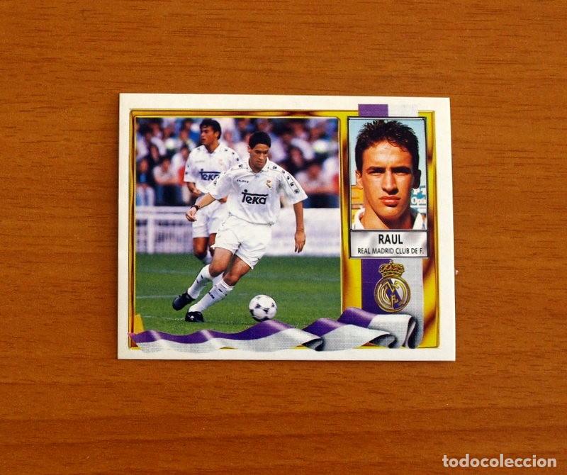 Cromos de F&uacute;tbol: Real Madrid - Ra&uacute;l - Rookie - Ediciones Este Liga 1995-1996, 95-96 - Nunca pegado