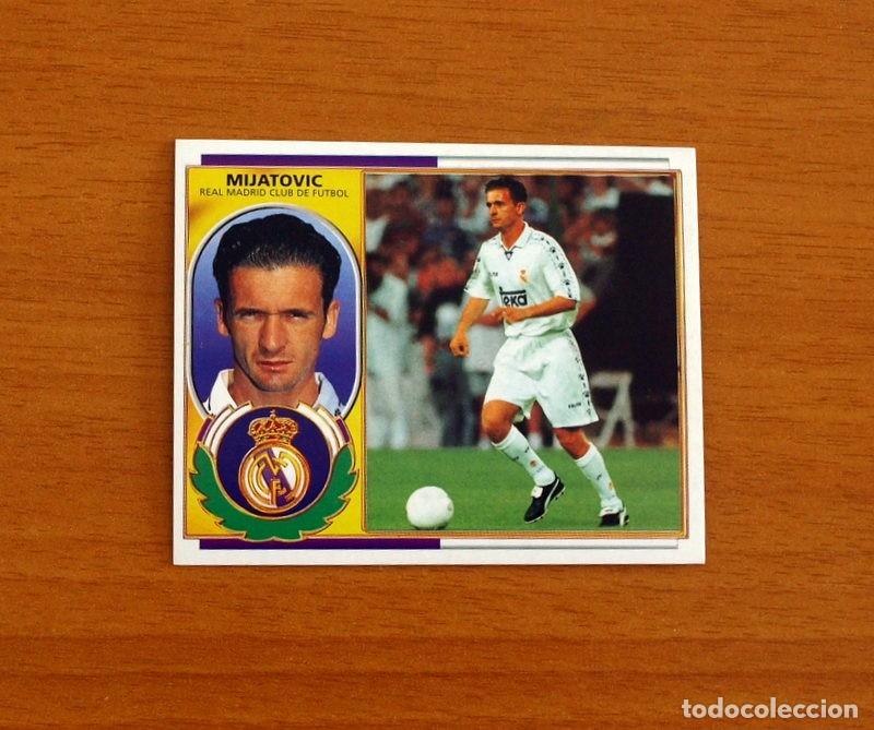 Cromos de F&uacute;tbol: Real Madrid - Mijatovic - Versi&oacute;n - Ediciones Este Liga 1996-1997, 96-97 - Nunca Pegado