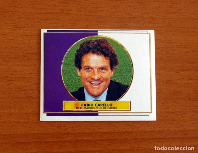Cromos de F&uacute;tbol: Real Madrid - Fabio Capello - Ediciones Este Liga 1996-1997, 96-97 - Nunca Pegado