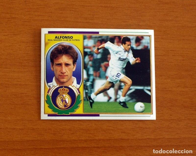 Cromos de F&uacute;tbol: Real Madrid - Alfonso - Baja - Versi&oacute;n - Ediciones Este Liga 1996-1997, 96-97 - Nunca Pegado