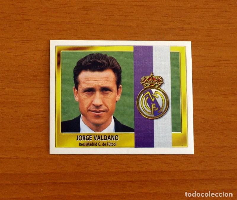Cromos de F&uacute;tbol: Real Madrid - Jorge Valdano Entrenador - Ediciones Este Liga 1995-1996, 95-96 - Nunca pegado