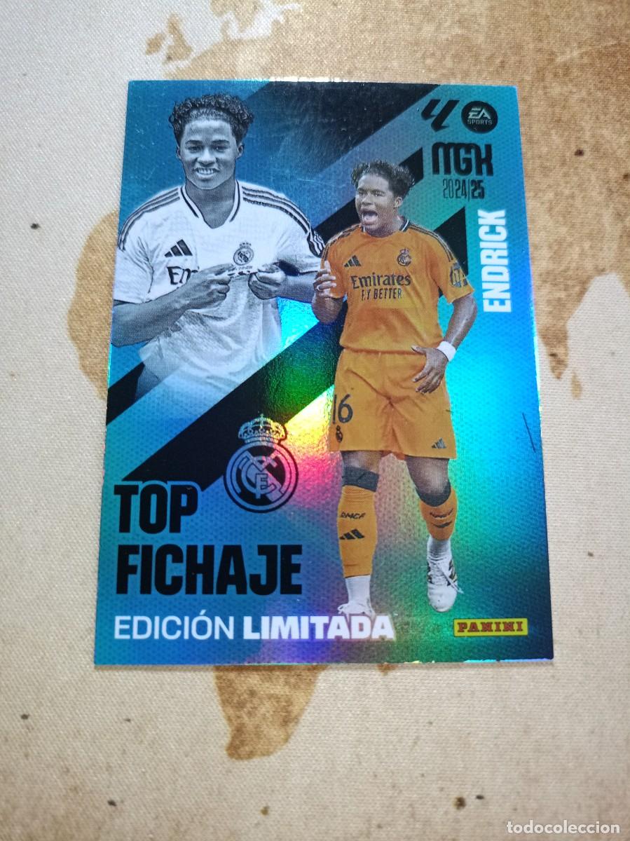 Cromos de F&uacute;tbol: Edici&oacute;n limitada Top Fichaje ENDRICK Megacracks 2024-25