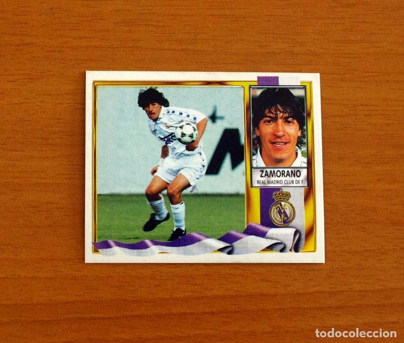 Cromos de F&uacute;tbol: Real Madrid - Zamorano - Ediciones Este Liga 1995-1996, 95-96 - Nunca Pegado