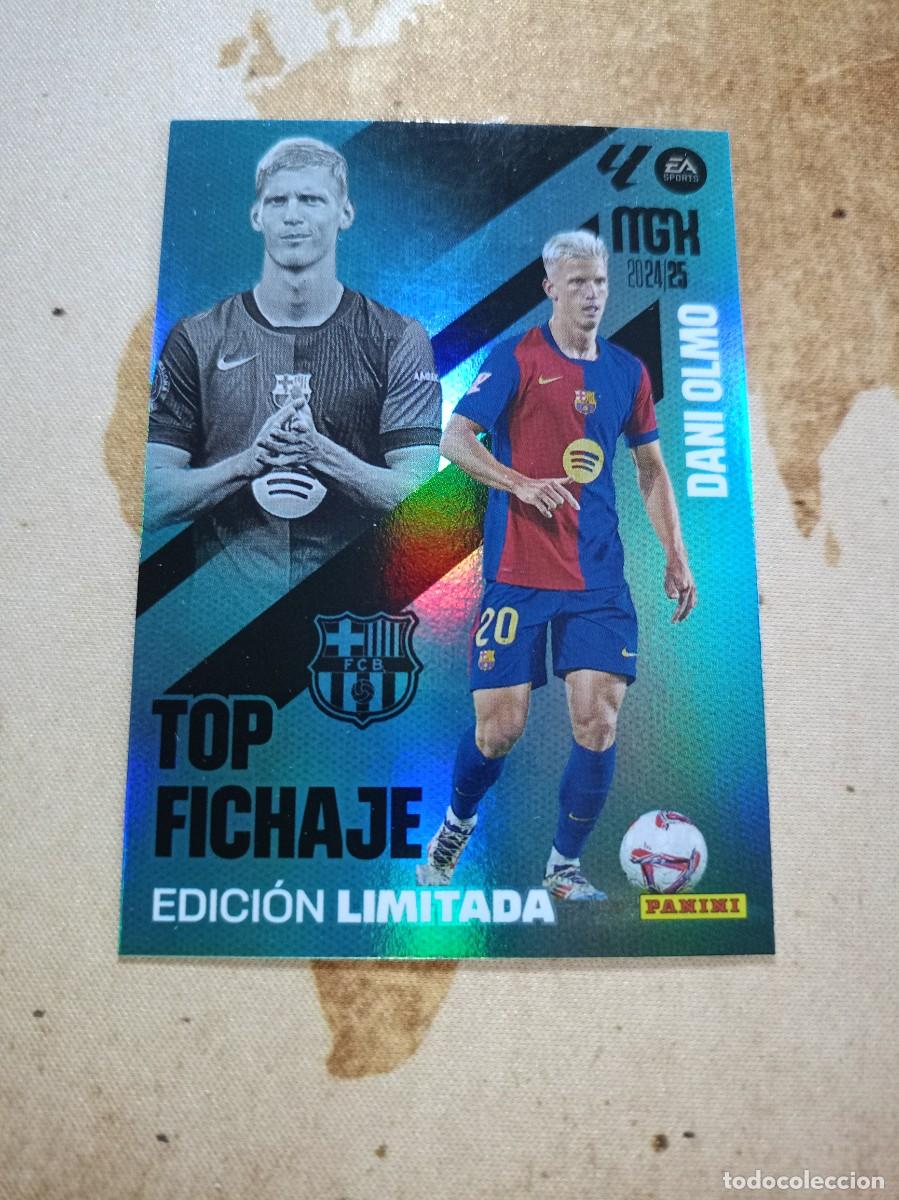 Cromos de F&uacute;tbol: Edici&oacute;n limitada Top Fichaje DANI OLMO Megacracks 2024-25