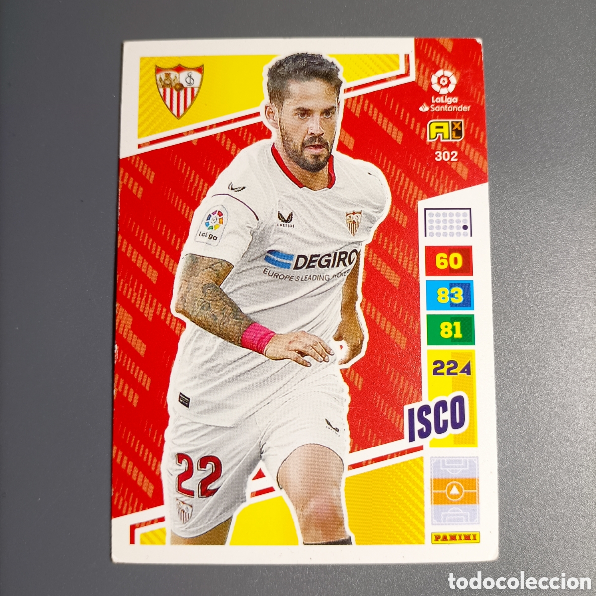 Cromos de F&uacute;tbol: ADRENALYN. LIGA 2022-2023 (SEVILLA) №302 ISCO