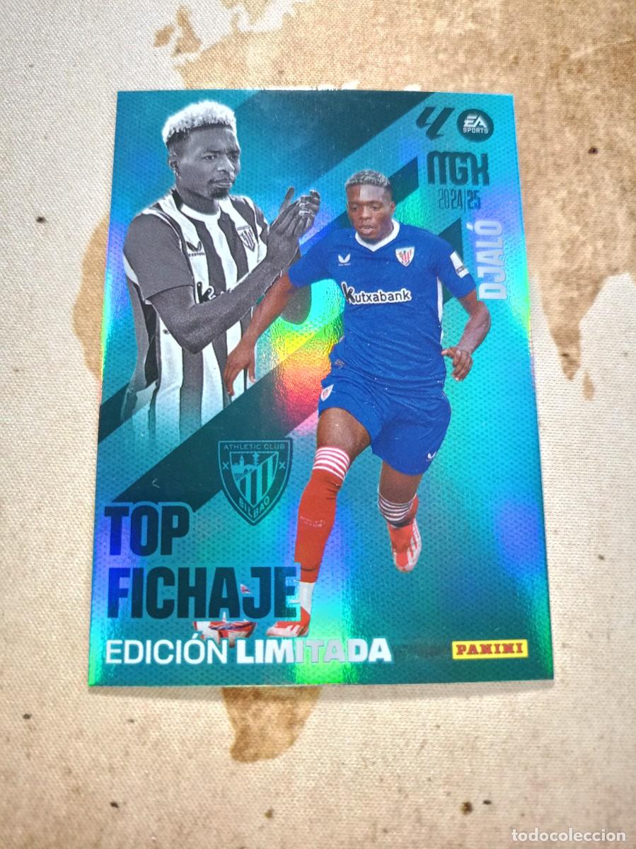 Cromos de F&uacute;tbol: Edici&oacute;n limitada Top Fichaje DJAL&Oacute; Megacracks 2024-25