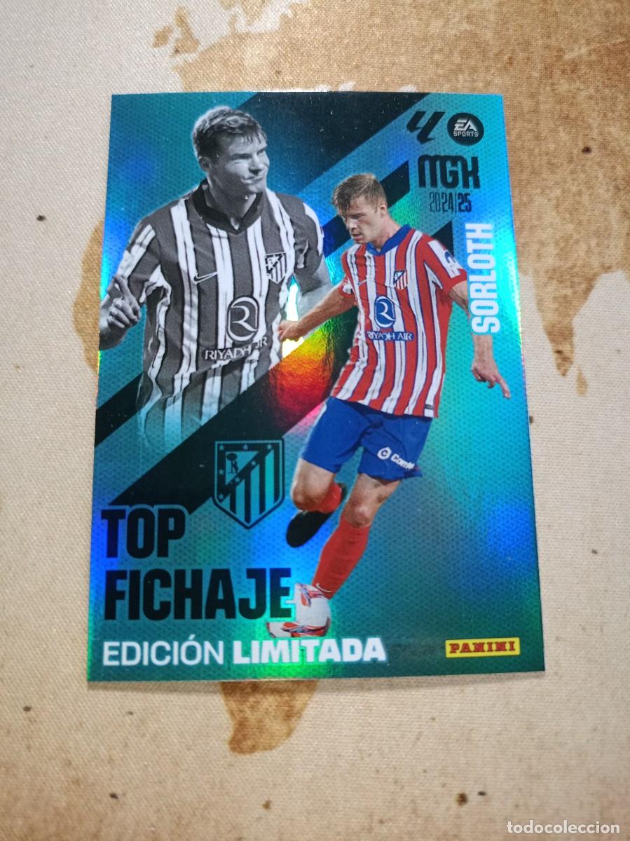 Cromos de F&uacute;tbol: Edici&oacute;n limitada Top Fichaje SORLOTH Megacracks 2024-25