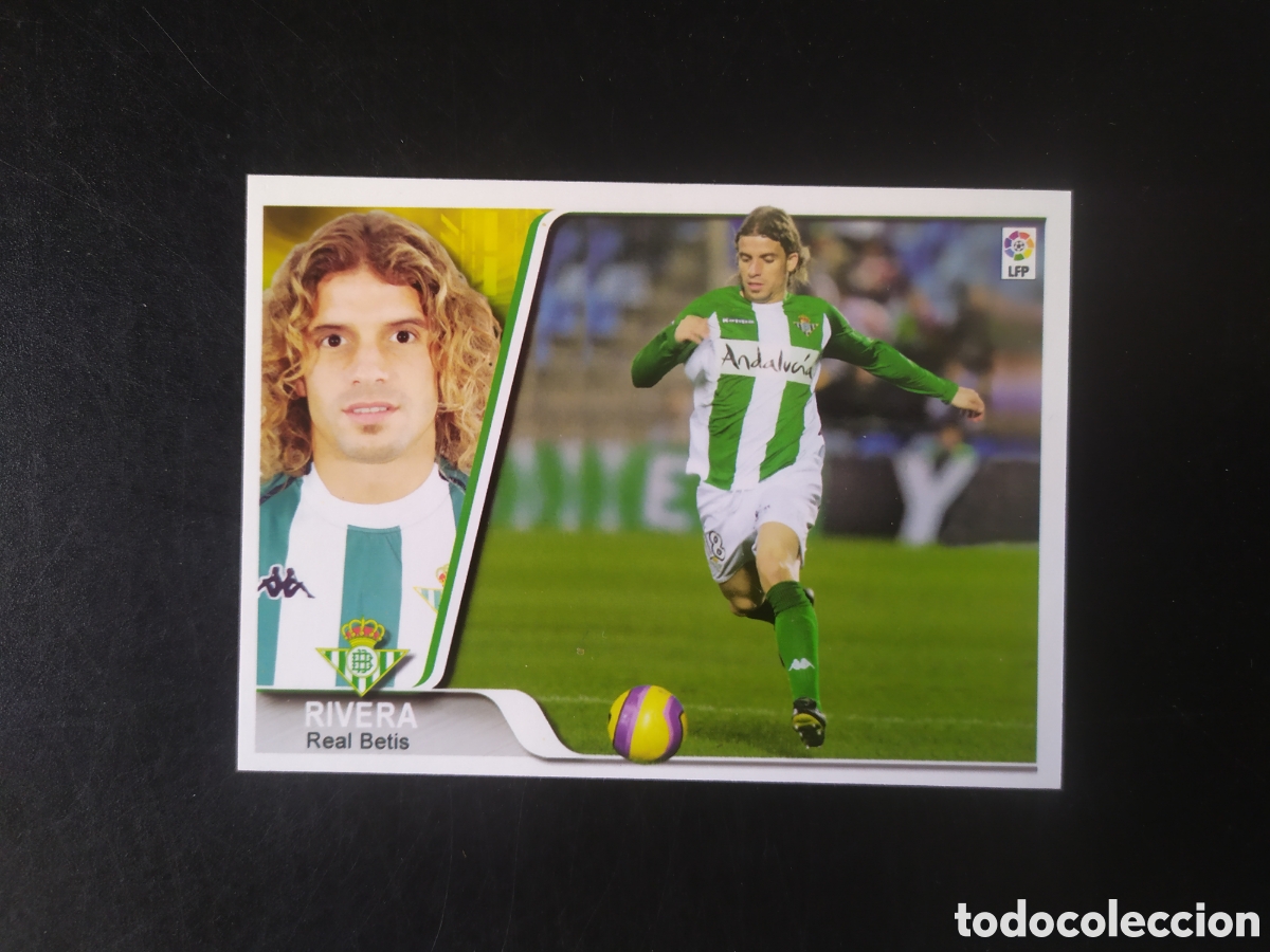 Cromos de F&uacute;tbol: Mundicromo ediciones estadio 2007 2008 07 08 Rivera n&deg; 283 Real Betis