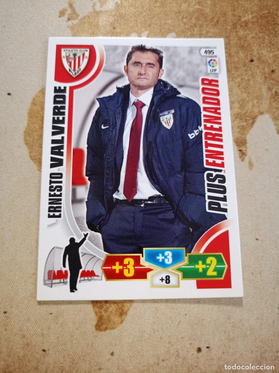 Cromos de F&uacute;tbol: PLUS Entrenador 495 ERNESTO VALVERDE Adrenalyn 2013-14