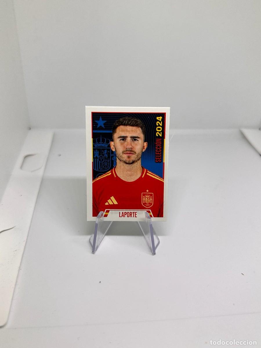 Cromos de F&uacute;tbol: Laporte Espa&ntilde;a Jugon Poster Seleccion 2024