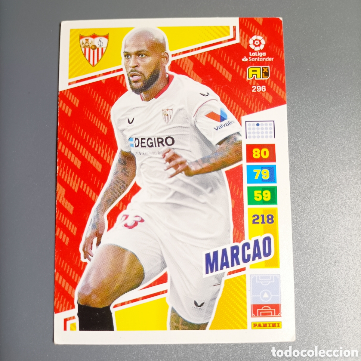 Cromos de F&uacute;tbol: ADRENALYN. LIGA 2022-2023 (SEVILLA) №296 MARCAO