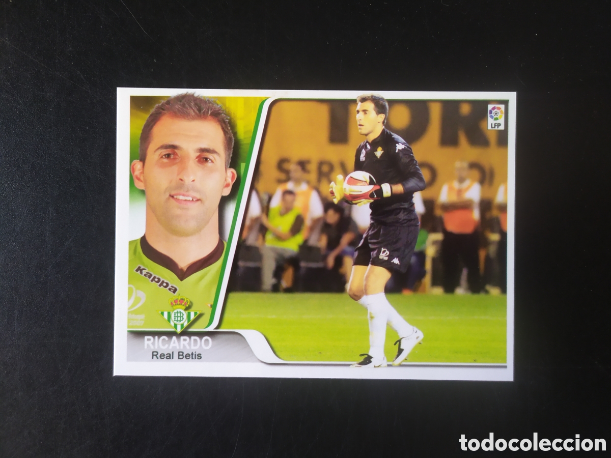 Cromos de F&uacute;tbol: Mundicromo ediciones estadio 2007 2008 07 08 Ricardo n&deg; 274 Real Betis