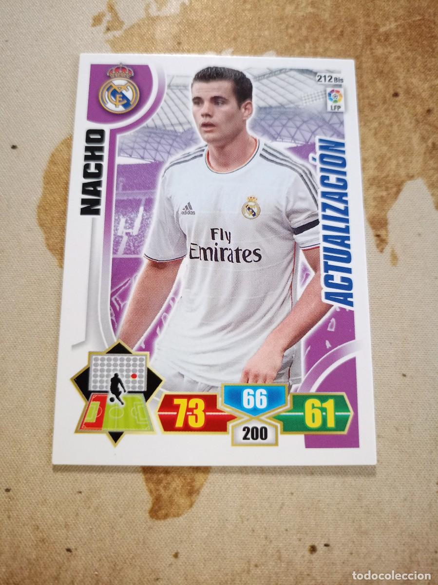 Cromos de F&uacute;tbol: Real Madrid 212 bis NACHO Adrenalyn 2013-14