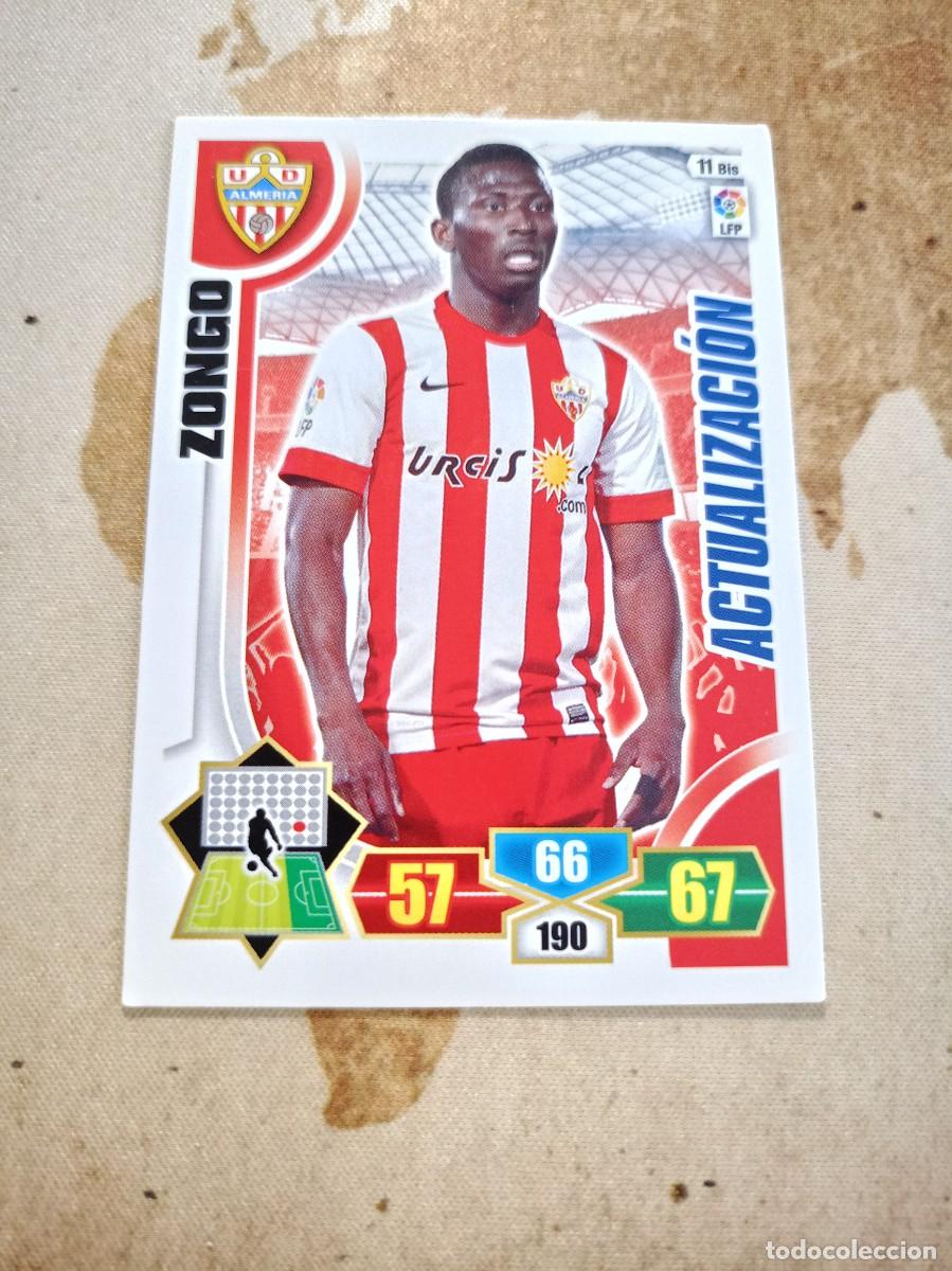 Cromos de F&uacute;tbol: Almer&iacute;a 11 bis ZONGO Adrenalyn 2013-14